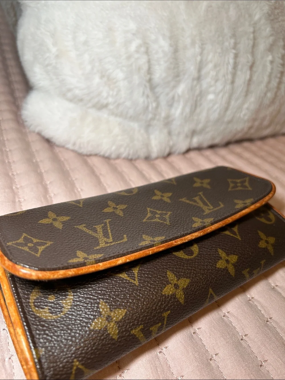 441. Louis Vuitton PM twin Pochette with COA